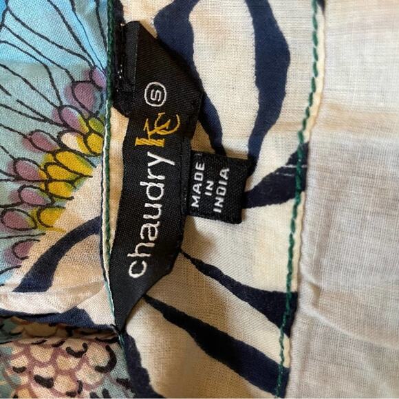 Chaudry KE S mini dress bohemian 100% cotton zebra floral snakeskin - Picture 5 of 9